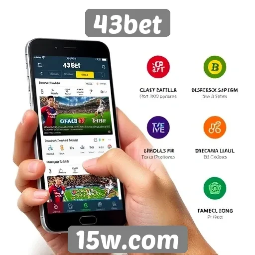 Funcionalidade do aplicativo móvel 43bet